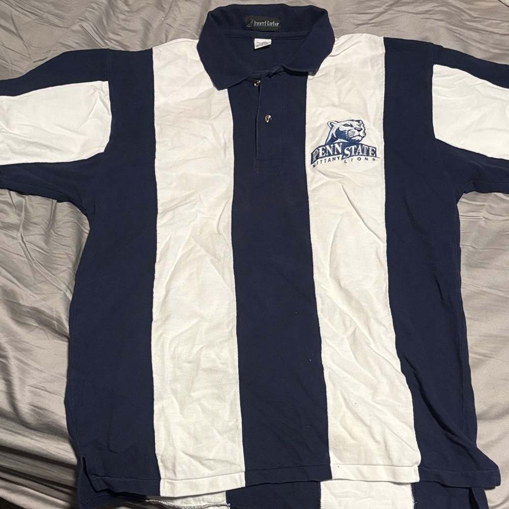 Penn State Striped Polo Shirt